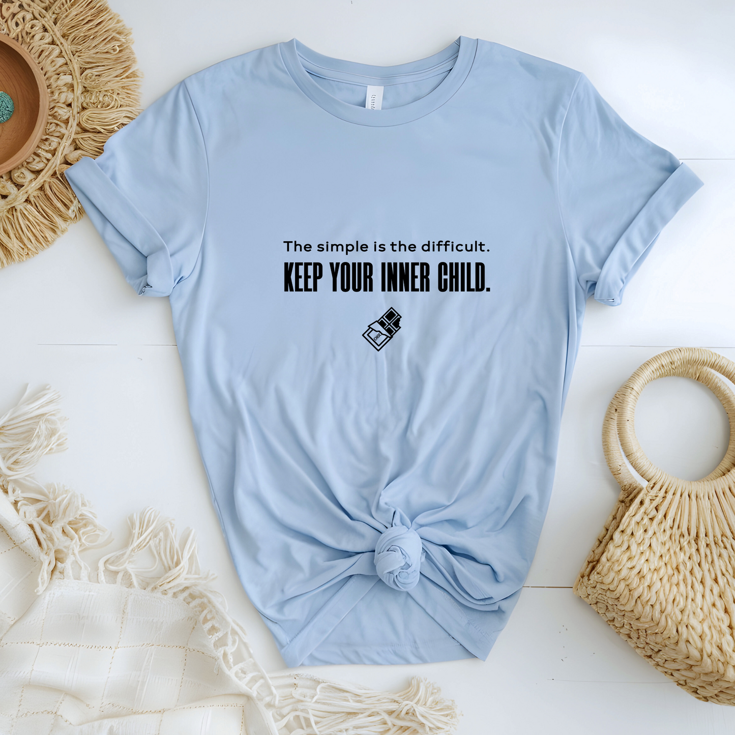 The simple is the difficult Chocolate Bright T-shirt Unisex